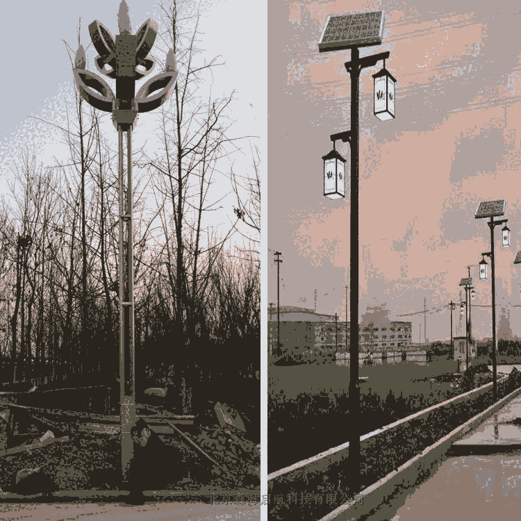 新農村一體化路燈 質量保證 接受定制 低電壓 使用安全